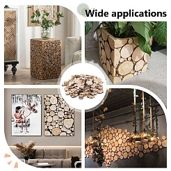 140 pieza de virutas de madera&nbsp;AJEW-AR0005-69