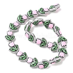 Прозрачные стеклянные эмалевые бусины&nbsp;LAMP-C023-01D