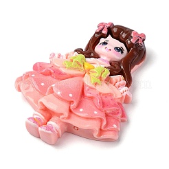 Мультяшные девушки из непрозрачной смолы декодируют кабошоны&nbsp;RESI-S392-05A-01