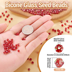 Perles de rocaille en verre et peinture à cuisson Picasso&nbsp;SEED-TA0001-62I
