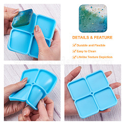 4шт 4 стиля DIY силиконовые Молды DIY-BG0001-23