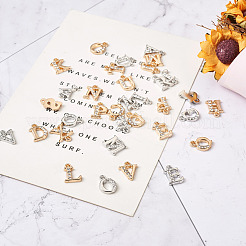 2 набор 2-х цветных подвесок из сплава со стразами ALRI-FW0001-01