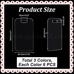 18шт 3 цвета акриловые большие подвески&nbsp;DIY-GA0005-67