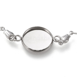 Fabrication de bracelets en acier inoxydable 304 résistants au ternissement pour la Saint-Valentin&nbsp;STAS-L248-007P-A