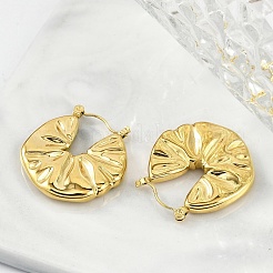 Серьги-кольца из нержавеющей стали 304 для женщин&nbsp;LS-EJEW-B113-01G-01