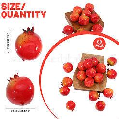 Пластиковая имитация граната AJEW-WH0270-049