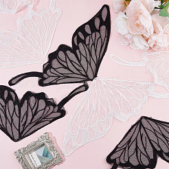 2 шт. 2-х цветные кружевные нашивки для приклеивания и пришивания&nbsp;PATC-GF0001-54