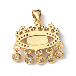 Подвески от сглаза лэмпворк с разноцветными фианитами ZIRC-L102-13G