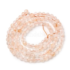 Природный цитрин бисер нитей G-RM250104-C9