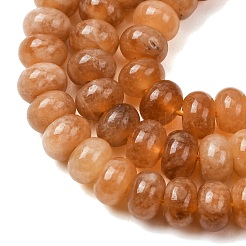 Hilos de abalorios de jade blanco natural&nbsp;G-E507-01-03
