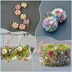 24 Stil zwei geschliffene Glasperlen&nbsp;SEED-SP0001-04