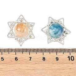 4 Stück 4 Farben natürlich gefärbter grüner Jade-&nbsp;PALLOY-TA00430