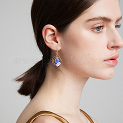 32 шт латунные серьги крючки KK-SC0006-57G