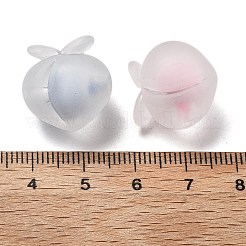 Матовые прозрачные акриловые бусины OACR-A032-18