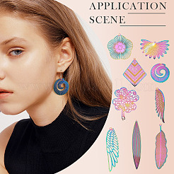 18 шт. 9 стиля подвески из нержавеющей стали 201&nbsp;STAS-TA0002-89