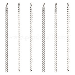 Ожерелья из нержавеющей стали с панцирной цепью для мужчин и женщин NJEW-TAC0001-018