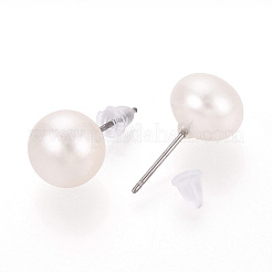 Aretes de perlas naturales&nbsp;PEAR-N020-09C-01