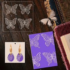 Доски с текстурой акриловой глины DIY-WH0498-0017