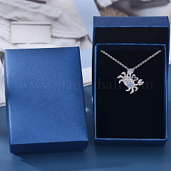 Collane estive da spiaggia con ciondolo in lega e strass colorati&nbsp;WGE77BE-01