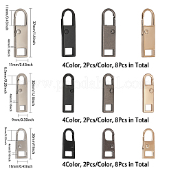 24 шт. 12-х стильный язычок для молнии из цинкового сплава FIND-CA0007-88