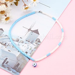 Ожерелья с кулоном из полимерной глины X-NJEW-JN03379