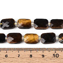 Природных тигровый глаз бисер нитей G-T139-79