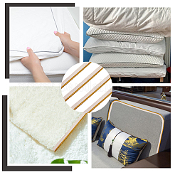 Полиэфирный шнур для комплекта одеяла с отделкой подушки OCOR-WH0091-73C