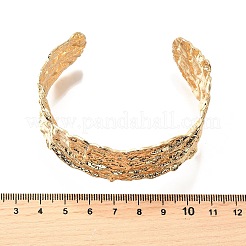 Открытые браслеты из нержавеющей стали 304&nbsp;LS-BJEW-D308-02G-B