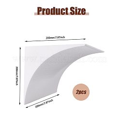発泡スチロールのアーチ  DIYのアートとクラフト用品用  ホワイト  200x200x200mm&nbsp;DIY-WH0816-606