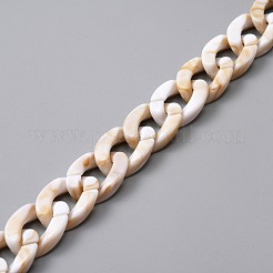 Taschengriffe aus Kunststoff mit Panzerkette&nbsp;FIND-WH0045-47C