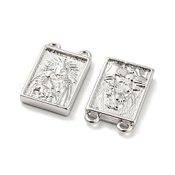 Прямоугольные подвески из латуни с 2 петлей&nbsp;KK-Q804-28P