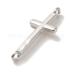 Стойка покрытие латунь религия крест соединитель подвески соединения KK-U027-04P