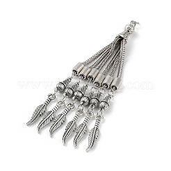 Chaîne gourmette en alliage de style tibétain gland gros pendentifs&nbsp;FIND-K013-01AS-06