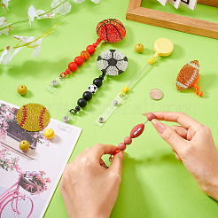 Пластиковые катушки для значков с возможностью пришивания бусин&nbsp;AJEW-BT0001-12