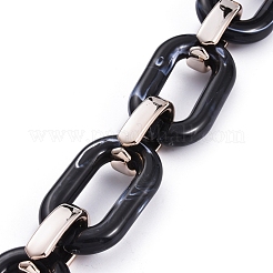 Акриловые кабельные цепи ручной работы AJEW-JB00634-04