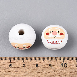 Рождественские бусины из дерева схима WOOD-T032-38B