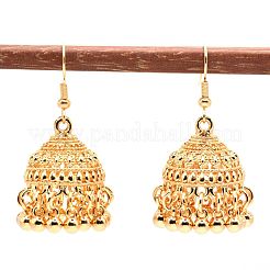 Комплекты из круглых бусин с кисточками и серег-гвоздиков из богемского сплава FS-WG69CDB-01