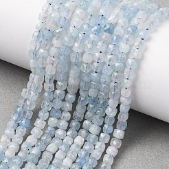 Natürliche Aquamarin Perlen Stränge&nbsp;G-L587-C02-01
