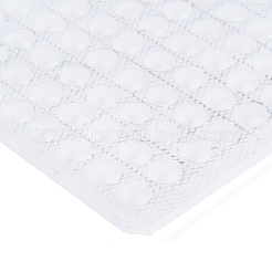 プラスチックビーズカウンタボード  ホワイト  6mm玉100個の計数用  8x10x0.7cm&nbsp;TOOL-G002