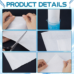 Papel secante cuadrado absorbente de agua&nbsp;AJEW-WH0643-015