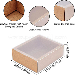 Шкатулки из крафт-бумаги CON-WH0068-65E