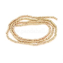 Гальванические немагнитная синтетический гематит бисер пряди G-F682-07-LG