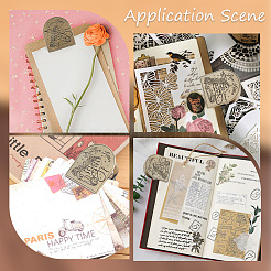 Декоративные зажимы для бумаг из цинкового сплава в тибетском стиле FIND-WH20004-11B-AB