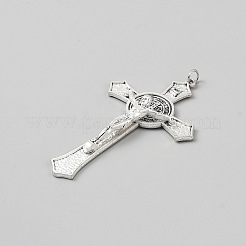 Alliage de style tibétain grand pendentif&nbsp;FIND-WH0441-45AS