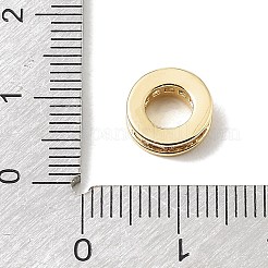 Latón pavé bolas cubic zirconia europea&nbsp;CU-CBA389D-03G-03
