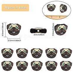 Силиконовые бусины SIL-CA0002-35