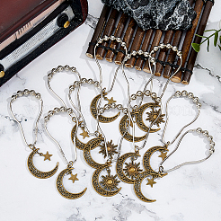 16 шт. 2 стильных железных кольца для занавески для душа для ванной комнаты HJEW-FH00117