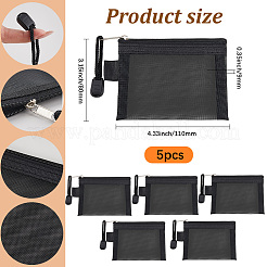 5 sac à stylos en maille de nylon&nbsp;AJEW-SP0001-89E