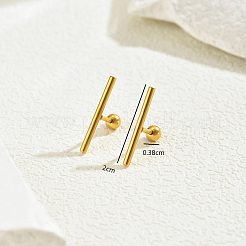 Серьги-гвоздики из нержавеющей стали CE8652