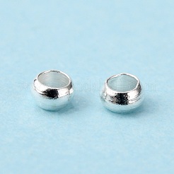 Зажимные бусины из латуни&nbsp;KK-L022-S